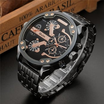 Извънгабаритни големи мъжки часовници Луксозна марка Известен уникален дизайнерски кварцов часовник Мъжки големи часовници Мъжки Oulm relogio masculino