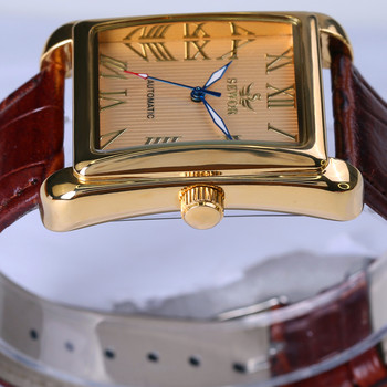 2022 SEWOR Κορυφαία μάρκα πολυτελή ορθογώνια ανδρικά ρολόγια Αυτόματο μηχανικό ρολόι Roman Display Ρολόι αντίκες Ρολόι χειρός Relogio