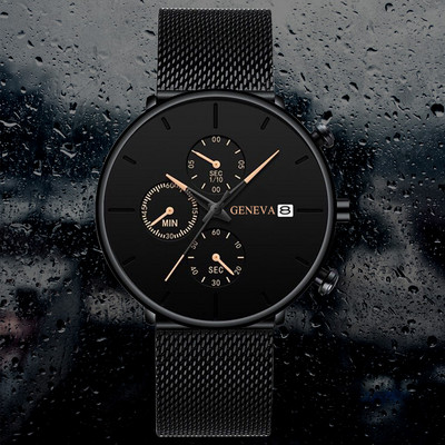 Ärikell Kalender Kell Kvartskell Meeste käekell Tippbränd Luksuslik Kuulus Kleit Moekellad Meeste üliõhuke randmekell