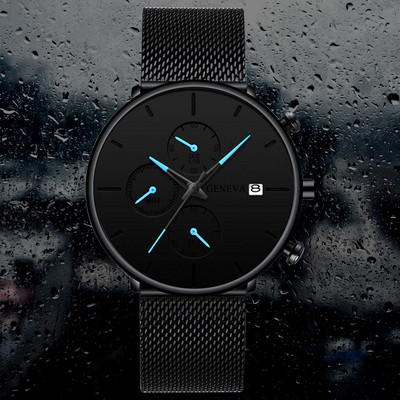 Ärikell Kalender Kell Kvartskell Meeste käekell Tippbränd Luksuslik Kuulus Kleit Moekellad Meeste üliõhuke randmekell