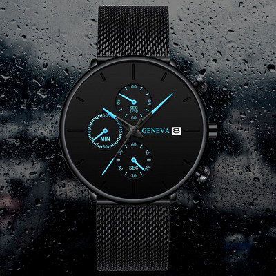 Ärikell Kalender Kell Kvartskell Meeste käekell Tippbränd Luksuslik Kuulus Kleit Moekellad Meeste üliõhuke randmekell