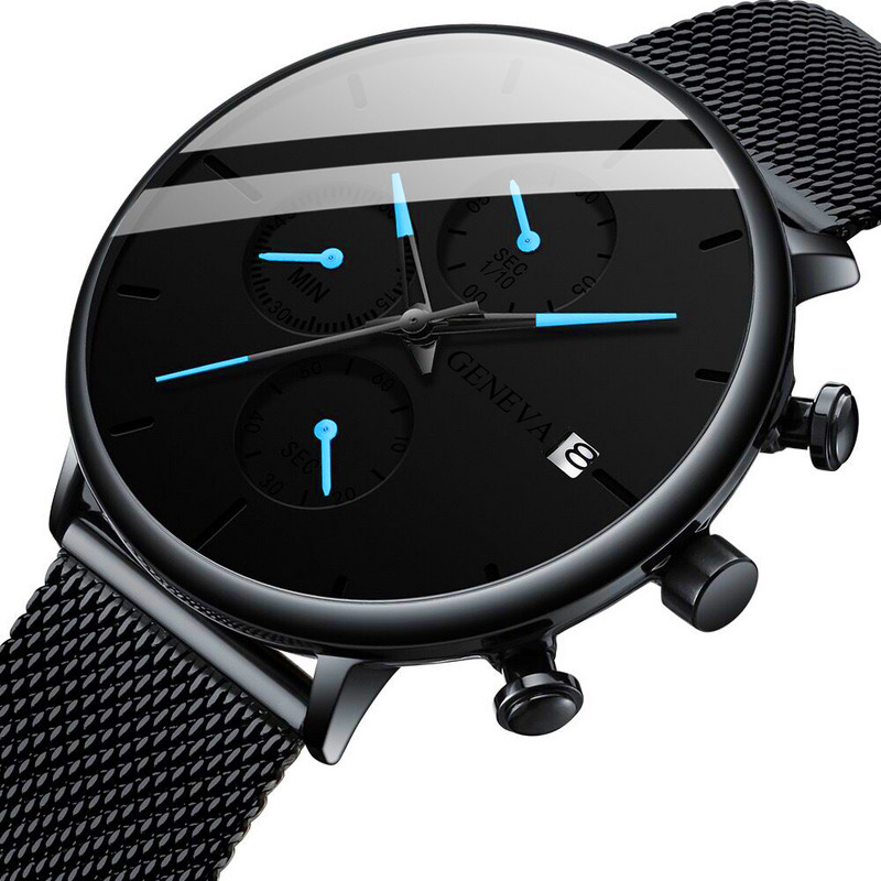 Ärikell Kalender Kell Kvartskell Meeste käekell Tippbränd Luksuslik Kuulus Kleit Moekellad Meeste üliõhuke randmekell