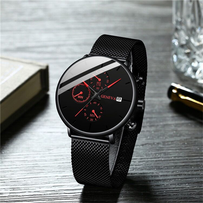 Ärikell Kalender Kell Kvartskell Meeste käekell Tippbränd Luksuslik Kuulus Kleit Moekellad Meeste üliõhuke randmekell