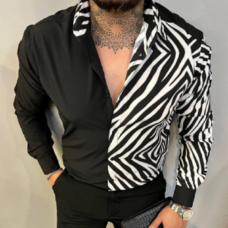 2023 Topuri cu mânecă lungă, primăvară, vară, pentru bărbați, tricou cu guler, îmbrăcăminte de stradă, culoare contrastantă, cămăși polo subțiri