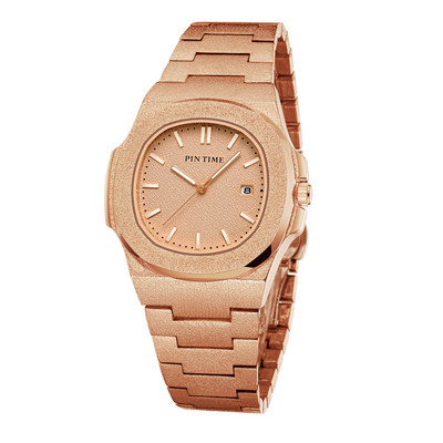 Legjobb márkájú férfi és női luxusóra, vízálló uniszex, acél szíjas, alkalmi kvarcóra