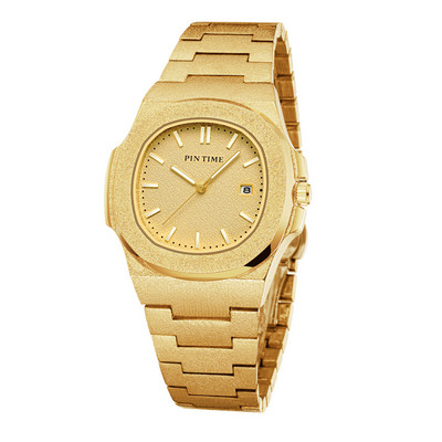 Legjobb márkájú férfi és női luxusóra, vízálló uniszex, acél szíjas, alkalmi kvarcóra