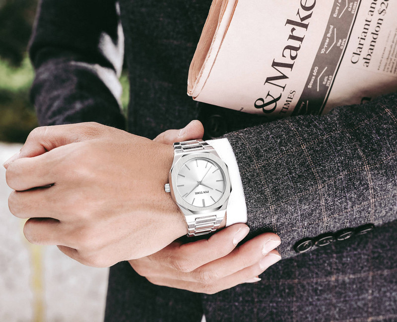 Legjobb márkájú férfi és női luxusóra, vízálló uniszex, acél szíjas, alkalmi kvarcóra