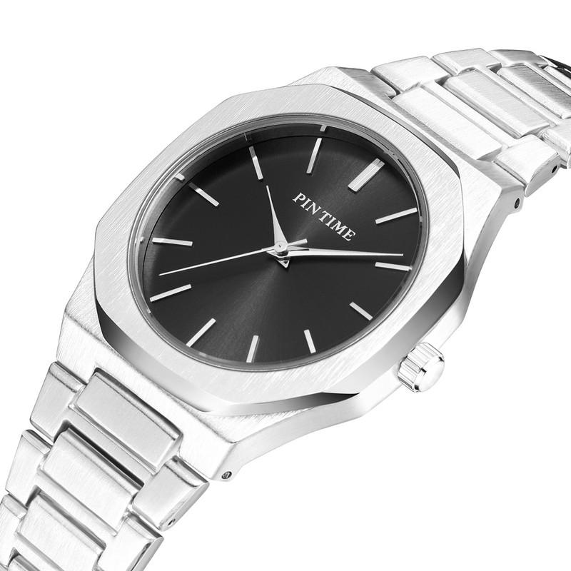 Legjobb márkájú férfi és női luxusóra, vízálló uniszex, acél szíjas, alkalmi kvarcóra