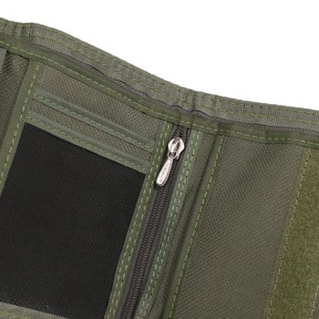 Nylon Trifold Casual πορτοφόλι για άνδρες άνδρες Γυναίκες Νέοι τσάντα χρημάτων καινοτόμο πορτοφόλι με φερμουάρ Κέρμα θήκη ταυτότητας Παιδική τσέπη