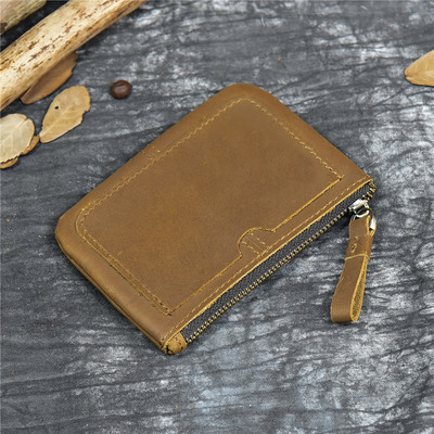 Newsbirds nahast lühike rahakott müntide jaoks meeste naiste mündikott kaardihoidja rahakott meessoost väike nahast rahakott