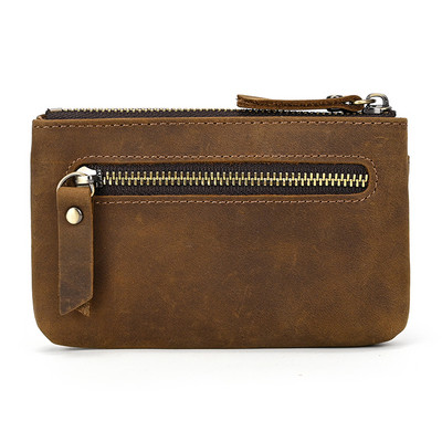 Newsbirds nahast lühike rahakott müntide jaoks meeste naiste mündikott kaardihoidja rahakott meessoost väike nahast rahakott