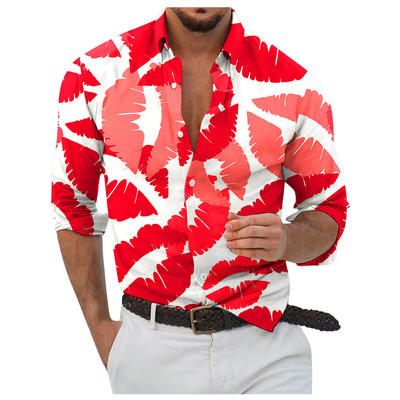 Férfi társasági ing egysoros blúzok egyszínű férfi alkalmi ing gombos férfi ruházat Ropa Para Hombres