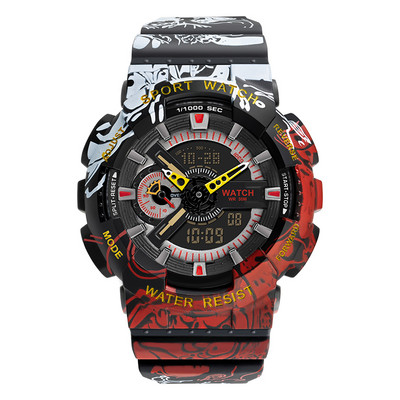 BASID egyrészes férfi sportóra vízálló felső márka luxus karórák Ajándékok Stílusú digitális órák úriember divat