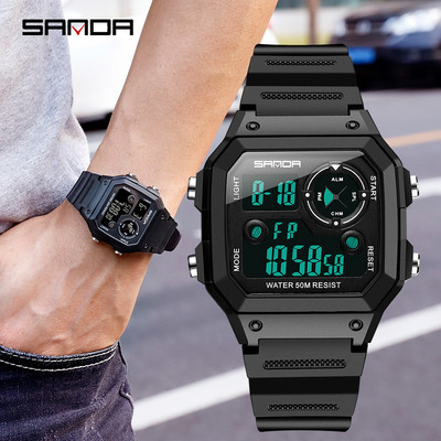 Modes G Style vīriešu sporta pulksteņi Modes Countdown vīriešu ūdensnecaurlaidīgs LED digitālais pulkstenis Vīriešu militārais pulkstenis Relogio Masculino