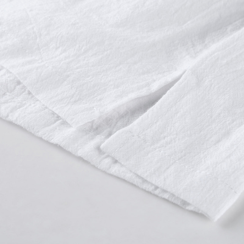 Meeste must pikkade varrukatega särk Meeste soliidsed lahtikäiva kraega särgid, nööriga avarad lühikeste varrukatega mood Lihtsad valged T-särgid T-topp