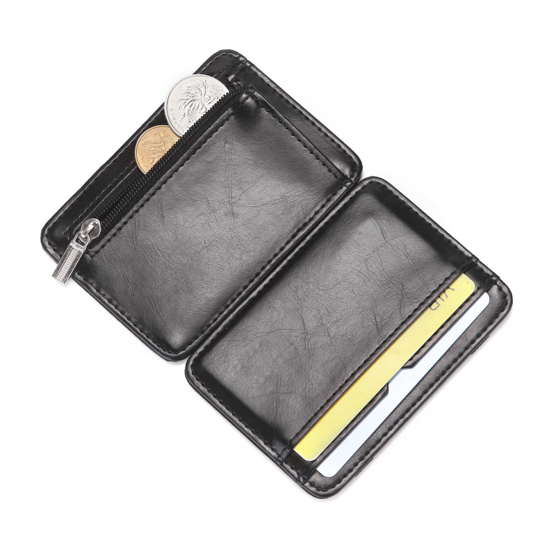 Jauns īss maks vīriešiem 2022. gada naudas saspraude, plāns ādas maciņš, kredītkaršu turētāji, PU ādas, ūdensnecaurlaidīgs futrālis