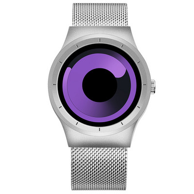 UTHAI BK41 Time and Space új koncepciójú férfi örvénylapos óra diáksport vízálló kvarcóra