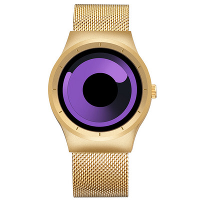 UTHAI BK41 Time and Space új koncepciójú férfi örvénylapos óra diáksport vízálló kvarcóra