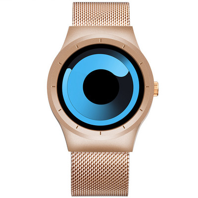 UTHAI BK41 Time and Space új koncepciójú férfi örvénylapos óra diáksport vízálló kvarcóra