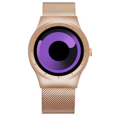 UTHAI BK41 Time and Space új koncepciójú férfi örvénylapos óra diáksport vízálló kvarcóra