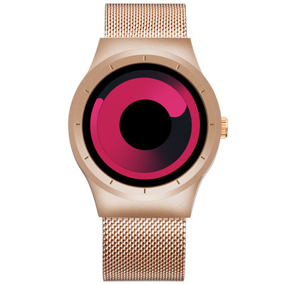 UTHAI BK41 Time and Space új koncepciójú férfi örvénylapos óra diáksport vízálló kvarcóra