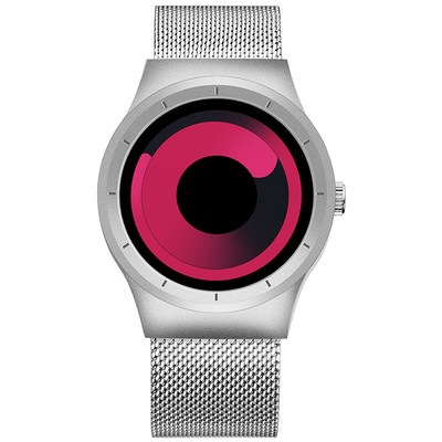 UTHAI BK41 Time and Space új koncepciójú férfi örvénylapos óra diáksport vízálló kvarcóra