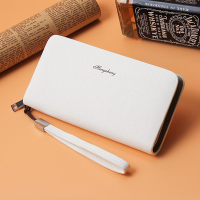 Hot Men Set Mode Sajūga soma PU Ādas Maks Rāvējslēdzējs Karšu turētājs Biznesa gadījuma somiņa liela dizaina Vīriešu naudas maks