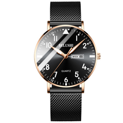 2022 Νέα Ανδρικά Ρολόγια Κορυφαίας Επωνυμίας Ανδρικό Ρολόι Δερμάτινο Αδιάβροχο Εβδομάδα Επαγγελματικά Ανδρικά Ρολόγια Ρολόγια Ρολόγια Χεριού Relogio Masculino