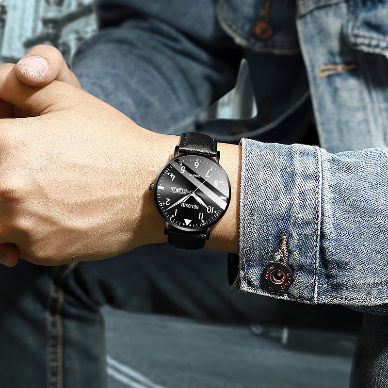 2022 Νέα Ανδρικά Ρολόγια Κορυφαίας Επωνυμίας Ανδρικό Ρολόι Δερμάτινο Αδιάβροχο Εβδομάδα Επαγγελματικά Ανδρικά Ρολόγια Ρολόγια Ρολόγια Χεριού Relogio Masculino