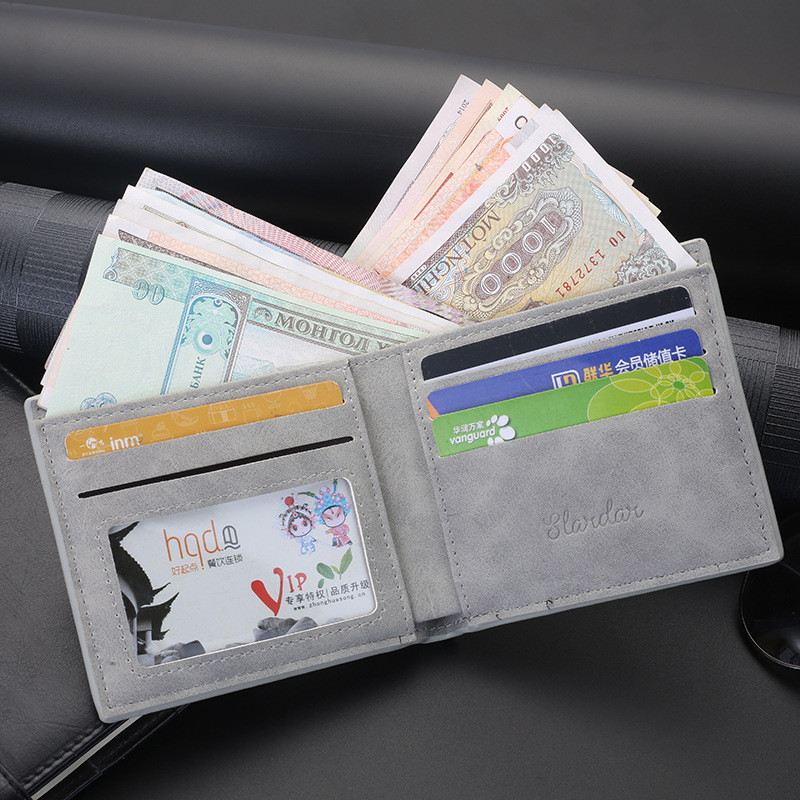 Peňaženky pre mužov krátke dlhé tenké tenké pre chlapcov pánska kabelka, slávna billetera pánska kožená kabelka, držiak na karty, porte feuille homme