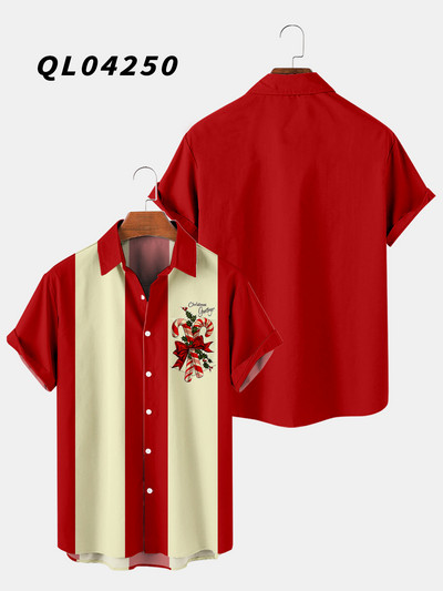 2021. gada jaunums, karstā izpārdošana, Harajuku Cross Ziemassvētku elementi, 3D digitālās drukas tendences brīvs krekls ar īsām piedurknēm, vīriešu top 26