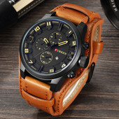relogio masculino CURREN Ανδρικό ρολόι Military Quartz Ανδρικά ρολόγια Κορυφαία μάρκα Πολυτελές δερμάτινο αθλητικό ρολόι χειρός Date Clock 8225