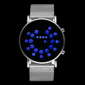 LED Fashion Cool Digital Watch Ceasuri pentru bărbați Ceasuri binare cu plasă de lux Ceas digital pentru bărbați Montre Homme Masculino Relojes