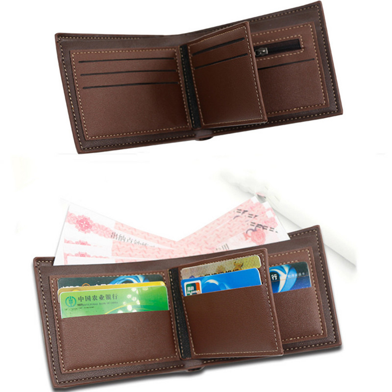 Vintage muški kožni novčanik Brand Luksuzne kratke uske muške torbice Stezaljka za novac Cijena u dolarima za muškarce Kratki crni novčanik