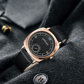 MODIYA tippkvaliteetne Square Retro käekell meestele PU-nahast rihmaga meeste käekell Kell Kellad vaba aja spordile ehted kingitus