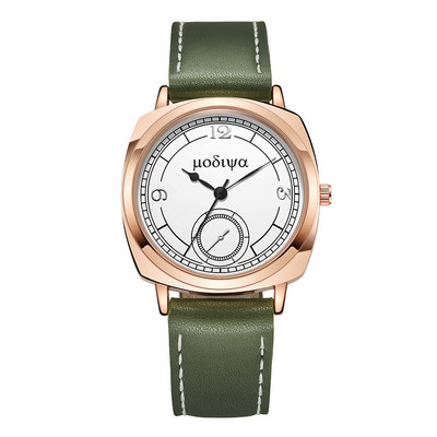 MODIYA tippkvaliteetne Square Retro käekell meestele PU-nahast rihmaga meeste käekell Kell Kellad vaba aja spordile ehted kingitus