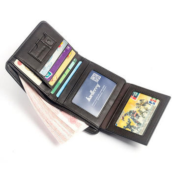 Нови кожени мъжки портфейли Висококачествени ретро държачи за SD/SIM карти Мъжко портмоне Калъф за банкови кредитни карти Мъжки портфейли Porta Tarjetas