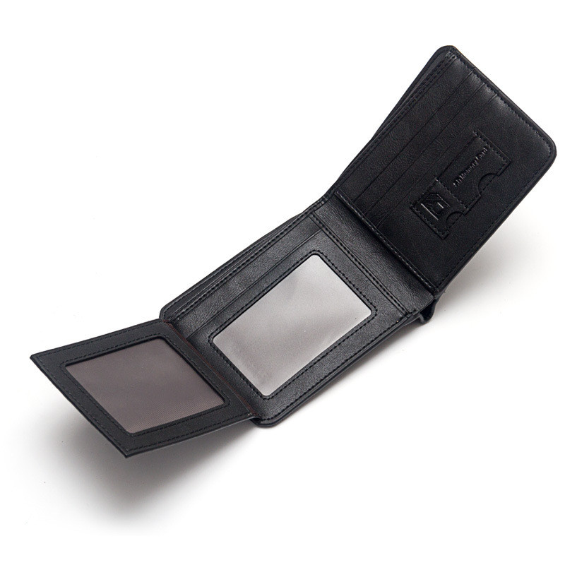 Νέα Δερμάτινα Ανδρικά Πορτοφόλια Υψηλής ποιότητας Βάση κάρτας SD/SIM Ανδρική τσάντα Πιστωτικές κάρτες Ανδρικά πορτοφόλια Porta Tarjetas