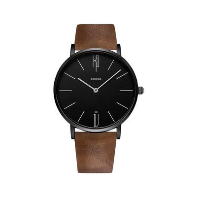 2021. aasta meeste veekindel üliõhuke kvartskell, nahast moodne lihtne meeste käekell Reloj Montre Homme