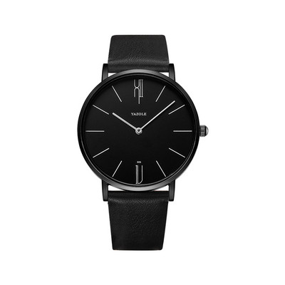 2021. aasta meeste veekindel üliõhuke kvartskell, nahast moodne lihtne meeste käekell Reloj Montre Homme