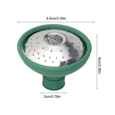 Dārza smidzinātājs laistīšanas kannas rožu sprauslas vāciņa nomaiņa Universāls pudeles smidzinātājs Bonsai laistīšanas snīpis 1,8 ~ 2 cm kalibrs
