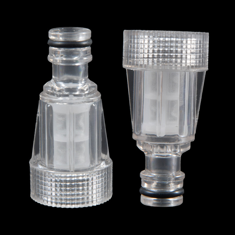 1 pc 3/4 collu dārza ūdens ātrie savienotāji, automašīnu mazgāšanas mašīna, universāls nipelis filtra sūknis, caurspīdīgs ekrāns