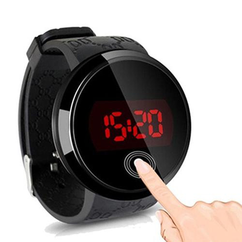 Modes Led digitālie skārienekrāna pulksteņi vīriešu sporta pulksteņi diena datums Silikona pulkstenis relogio de led reloj led hombre