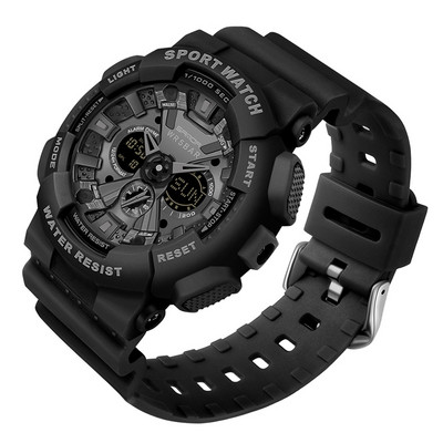 SANDA āra vīriešu sporta pulkstenis saules silikona siksnas rokas pulkstenis vīriešu hronogrāfa signalizācija 5 bāru ūdensizturīgs digitālais pulkstenis reloj hombre