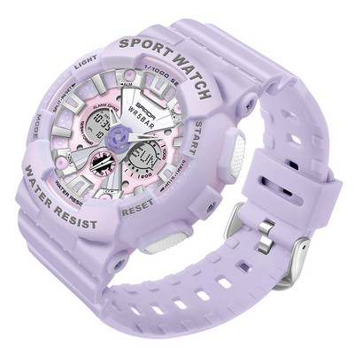 SANDA āra vīriešu sporta pulkstenis saules silikona siksnas rokas pulkstenis vīriešu hronogrāfa signalizācija 5 bāru ūdensizturīgs digitālais pulkstenis reloj hombre