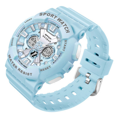 SANDA āra vīriešu sporta pulkstenis saules silikona siksnas rokas pulkstenis vīriešu hronogrāfa signalizācija 5 bāru ūdensizturīgs digitālais pulkstenis reloj hombre