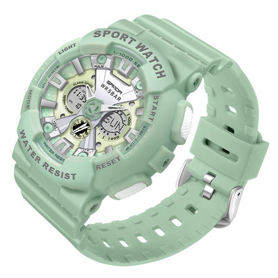 SANDA āra vīriešu sporta pulkstenis saules silikona siksnas rokas pulkstenis vīriešu hronogrāfa signalizācija 5 bāru ūdensizturīgs digitālais pulkstenis reloj hombre