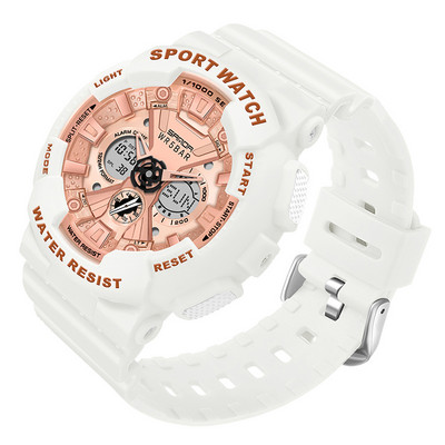 SANDA āra vīriešu sporta pulkstenis saules silikona siksnas rokas pulkstenis vīriešu hronogrāfa signalizācija 5 bāru ūdensizturīgs digitālais pulkstenis reloj hombre