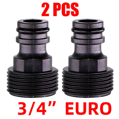 Greitos jungties nipelis EURO USA 3/4 colio vyriškos srieginės žarnos vamzdžio adapteris, skirtas sodo vamzdžių lašelinio laistymo laistymo sistemai
