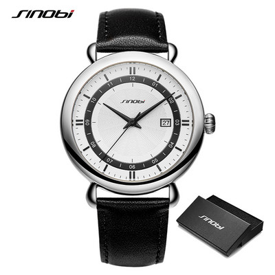 Sinobi 2021. g. luksusa vīriešu īstas ādas pulksteņi, īpaši plāni, 100% nerūsējošā tērauda kvarca rokas pulkstenis vīriešu sporta pulkstenis reloj hombre
